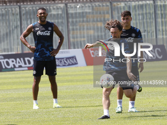 Mario Rui of Napoli is participating in day 2 of the preseason training camp of SSC Napoli at Stadio Patini in Castel di Sangro, Italy, on J...