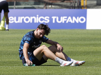 Khvicha Kvaratskhelia of Napoli is participating in day 2 of the preseason training camp of SSC Napoli at Stadio Patini in Castel di Sangro,...