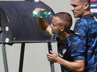 Stanislav Lobotka of Napoli is participating in day 2 of the preseason training camp of SSC Napoli at Stadio Patini in Castel di Sangro, Ita...