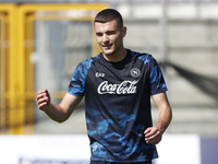 Alessandro Buongiorno of Napoli is participating in day 2 of the preseason training camp of SSC Napoli at Stadio Patini in Castel di Sangro,...