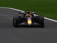 Max Verstappen of Red Bull Racing during second practice ahead of the Formula 1 Belgian Grand Prix at Spa-Francorchamps in Spa, Belgium on J...