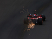 Charles Leclerc of Ferrari during second practice ahead of the Formula 1 Belgian Grand Prix at Spa-Francorchamps in Spa, Belgium on July 26,...