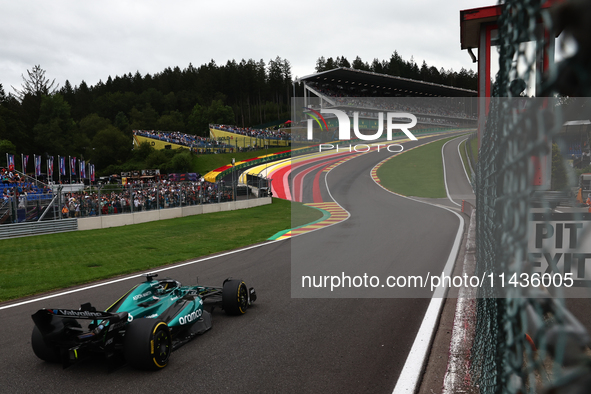 ls  during second practice ahead of the Formula 1 Belgian Grand Prix at Spa-Francorchamps in Spa, Belgium on July 26, 2024. 