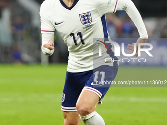 Phil Foden right winger of England and Manchester City during the UEFA EURO 2024 semi-final match between Netherlands and England at Footbal...