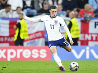 Phil Foden right winger of England and Manchester City during the UEFA EURO 2024 semi-final match between Netherlands and England at Footbal...