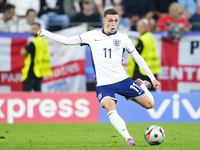 Phil Foden right winger of England and Manchester City during the UEFA EURO 2024 semi-final match between Netherlands and England at Footbal...