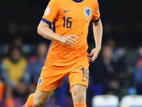 Joey Veerman central midfield of Netherlands and PSV Eindhoven during the UEFA EURO 2024 semi-final match between Netherlands and England at...