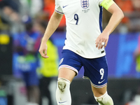 Harry Kane centre-forward of England and Bayern Munich during the UEFA EURO 2024 semi-final match between Netherlands and England at Footbal...