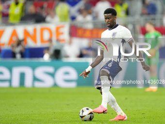 Marc Guehi centre-back of England and Crystal Palace during the UEFA EURO 2024 semi-final match between Netherlands and England at Football...