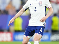 Declan Rice defensive midfield of England and Arsenal FC during the UEFA EURO 2024 semi-final match between Netherlands and England at Footb...