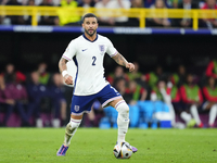 Kyle Walker right-back of England and Manchester City during the UEFA EURO 2024 semi-final match between Netherlands and England at Football...