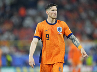 Wout Weghorst centre-forward of Netherlands and TSG 1899 Hoffenheim during the UEFA EURO 2024 semi-final match between Netherlands and Engla...