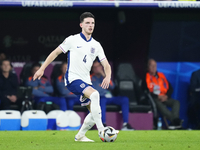 Declan Rice defensive midfield of England and Arsenal FC during the UEFA EURO 2024 semi-final match between Netherlands and England at Footb...