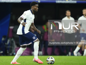 Bukayo Saka right winger of England and Arsenal FC during the UEFA EURO 2024 semi-final match between Netherlands and England at Football St...