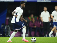 Bukayo Saka right winger of England and Arsenal FC during the UEFA EURO 2024 semi-final match between Netherlands and England at Football St...