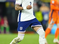 Kyle Walker right-back of England and Manchester City during the UEFA EURO 2024 semi-final match between Netherlands and England at Football...