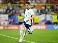 Declan Rice defensive midfield of England and Arsenal FC during the UEFA EURO 2024 semi-final match between Netherlands and England at Footb...