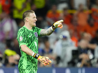 Jordan Pickford goalkeeper of England and Everton FC during the UEFA EURO 2024 semi-final match between Netherlands and England at Football...