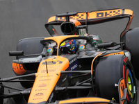 Oscar Piastri of Australia is driving the (81) McLaren F1 Team MCL38 Mercedes during the Formula 1 Rolex Belgian Grand Prix 2024 in Francorc...