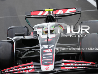 Nico Hulkenberg of Germany is driving the (27) MoneyGram Haas F1 Team VF-24 Ferrari during the Formula 1 Rolex Belgian Grand Prix 2024 in Fr...