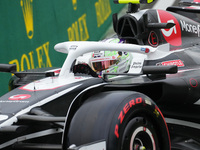 Nico Hulkenberg of Germany is driving the (27) MoneyGram Haas F1 Team VF-24 Ferrari during the Formula 1 Rolex Belgian Grand Prix 2024 in Fr...