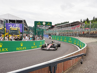 Pierre Gasly of France is driving the (10) BWT Alpine F1 Team A524 Renault during the Formula 1 Rolex Belgian Grand Prix 2024 in Francorcham...