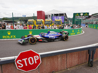 Yuki Tsunoda of Japan is driving the (22) Visa Cash app RB VCARB01 Honda RBPT during the Formula 1 Rolex Belgian Grand Prix 2024 in Francorc...