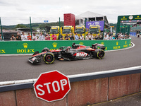 Esteban Ocon of France is driving the (31) BWT Alpine F1 Team A524 Renault during the Formula 1 Rolex Belgian Grand Prix 2024 in Francorcham...