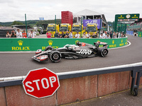 Nico Hulkenberg of Germany is driving the (27) MoneyGram Haas F1 Team VF-24 Ferrari during the Formula 1 Rolex Belgian Grand Prix 2024 in Fr...