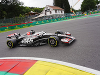 Kevin Magnussen of Denmark is driving the (20) MoneyGram Haas F1 Team VF-24 Ferrari during the Formula 1 Rolex Belgian Grand Prix 2024 in Fr...