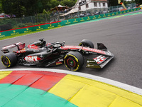 Esteban Ocon of France is driving the (31) BWT Alpine F1 Team A524 Renault during the Formula 1 Rolex Belgian Grand Prix 2024 in Francorcham...