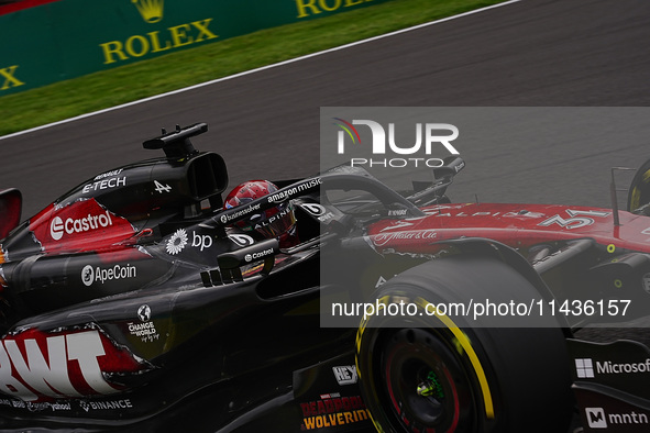 Esteban Ocon of France is driving the (31) BWT Alpine F1 Team A524 Renault during the Formula 1 Rolex Belgian Grand Prix 2024 in Francorcham...