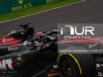 Esteban Ocon of France is driving the (31) BWT Alpine F1 Team A524 Renault during the Formula 1 Rolex Belgian Grand Prix 2024 in Francorcham...