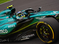 Fernando Alonso of Spain is driving the (14) Aston Martin Aramco Cognizant F1 Team AMR24 Mercedes during the Formula 1 Rolex Belgian Grand P...