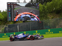 Yuki Tsunoda of Japan is driving the (22) Visa Cash app RB VCARB01 Honda RBPT during the Formula 1 Rolex Belgian Grand Prix 2024 in Francorc...