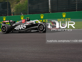 Nico Hulkenberg of Germany is driving the (27) MoneyGram Haas F1 Team VF-24 Ferrari during the Formula 1 Rolex Belgian Grand Prix 2024 in Fr...