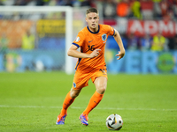 Joey Veerman central midfield of Netherlands and PSV Eindhoven during the UEFA EURO 2024 semi-final match between Netherlands and England at...