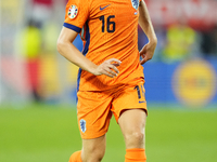 Joey Veerman central midfield of Netherlands and PSV Eindhoven during the UEFA EURO 2024 semi-final match between Netherlands and England at...