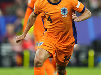 Tijjani Reijnders central midfield of Netherlands and AC Milan during the UEFA EURO 2024 semi-final match between Netherlands and England at...