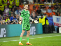 Jordan Pickford goalkeeper of England and Everton FC during the UEFA EURO 2024 semi-final match between Netherlands and England at Football...