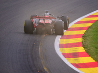 Esteban Ocon of Alpine F1 Team is driving his single-seater during the free practice of the Belgian GP, the 14th race of the Formula 1 World...