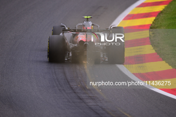 Pierre Gasly of Alpine F1 Team is driving his single-seater during the free practice of the Belgian GP, the 14th race of the Formula 1 World...