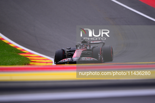 Esteban Ocon of Alpine F1 Team is driving his single-seater during the free practice of the Belgian GP, the 14th race of the Formula 1 World...