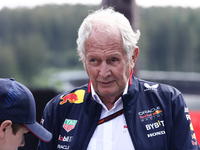 Helmut Marko before first practice ahead of the Formula 1 Belgian Grand Prix at Spa-Francorchamps in Spa, Belgium on July 26, 2024. (