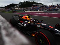 Max Verstappen of Red Bull Racing during first practice ahead of the Formula 1 Belgian Grand Prix at Spa-Francorchamps in Spa, Belgium on Ju...