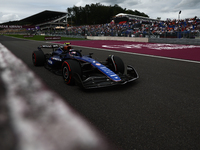 Logan Sargeant of Williams during first practice ahead of the Formula 1 Belgian Grand Prix at Spa-Francorchamps in Spa, Belgium on July 26,...