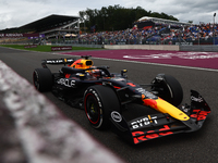 Max Verstappen of Red Bull Racing during first practice ahead of the Formula 1 Belgian Grand Prix at Spa-Francorchamps in Spa, Belgium on Ju...