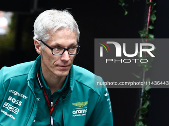 Mike Krack before second practice ahead of the Formula 1 Belgian Grand Prix at Spa-Francorchamps in Spa, Belgium on July 26, 2024. (