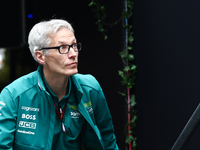 Mike Krack before second practice ahead of the Formula 1 Belgian Grand Prix at Spa-Francorchamps in Spa, Belgium on July 26, 2024. (