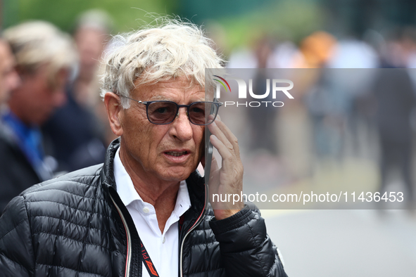 Hermann Tilke before second practice ahead of the Formula 1 Belgian Grand Prix at Spa-Francorchamps in Spa, Belgium on July 26, 2024. 